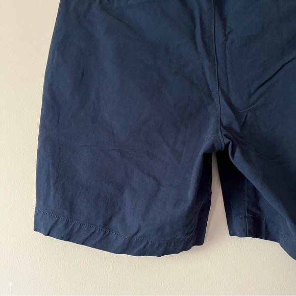Old Navy Dark Blue High-Rise Bermuda Shorts with Adjustable Waist - Picture 5 of 8